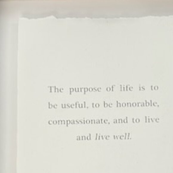 NWT Modern Contemporary Glass Framed Inspirational Quote Wall Sign Art Print - Picture 3 of 9